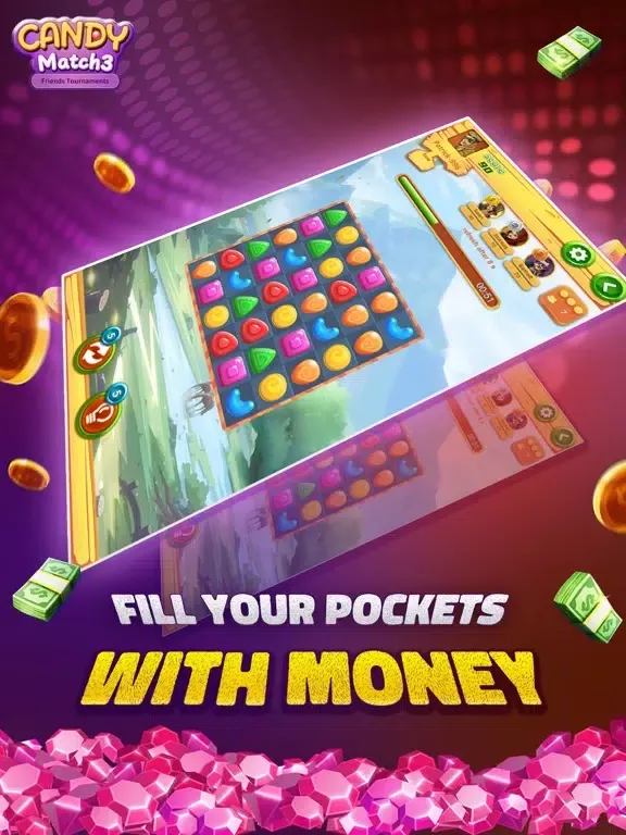Скриншоты Candy Match3 Tournaments iPad 