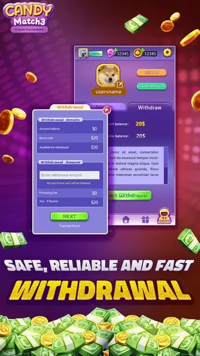 Скриншоты Candy Match3 Tournaments
