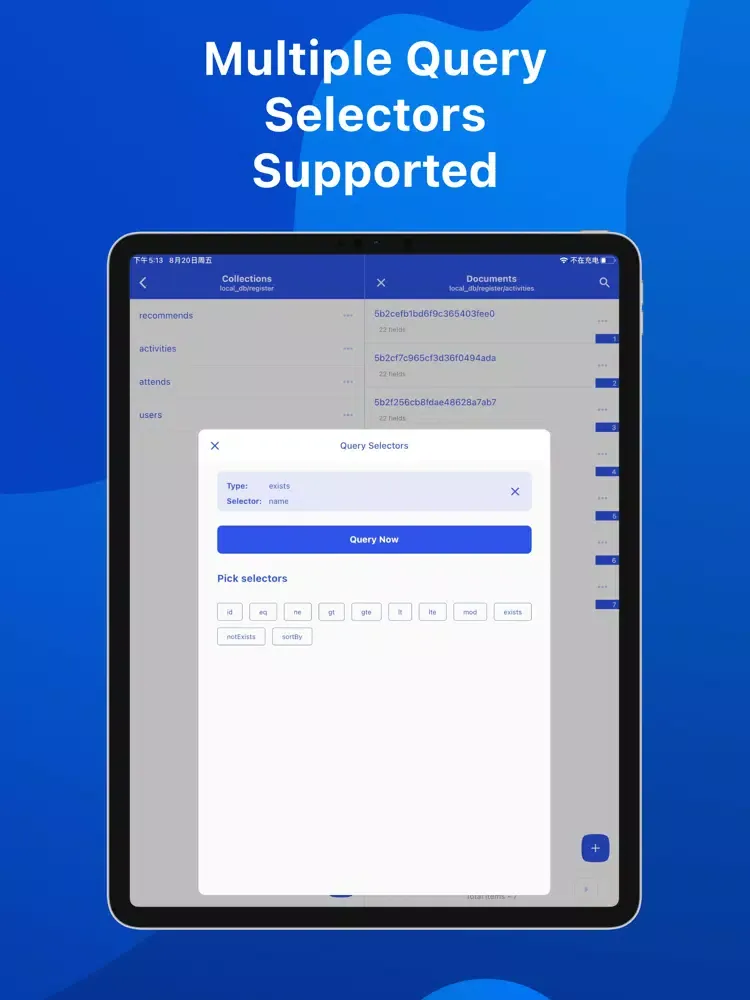 Capturas de tela do Smart Mongo iPad 