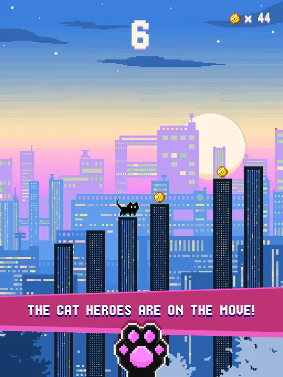 Ảnh chụp màn hình của Cat City — Geometry Jump iPad 