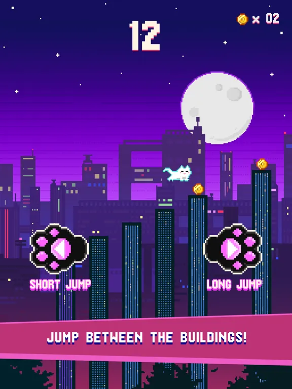 Ảnh chụp màn hình của Cat City — Geometry Jump iPad 