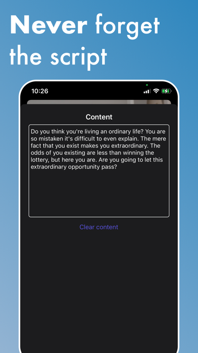 Teleprompter Pro應用截圖