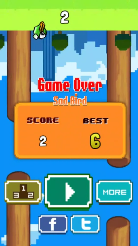 Скриншоты Sad Bird - the upside down one