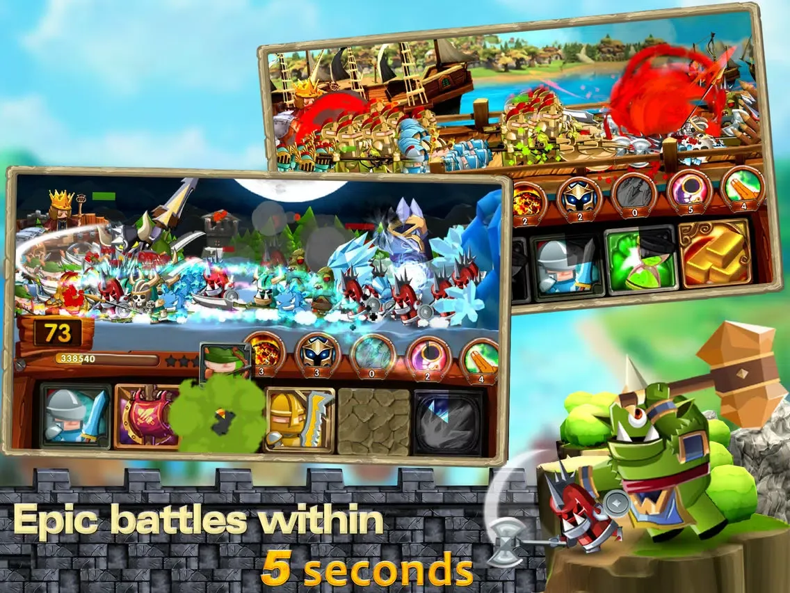 Captures d'écran de Tap Tap Legions - Epic battles within 5 seconds iPad 