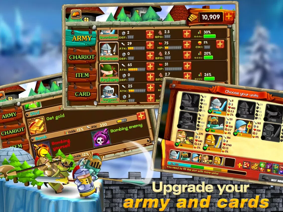 Captures d'écran de Tap Tap Legions - Epic battles within 5 seconds iPad 