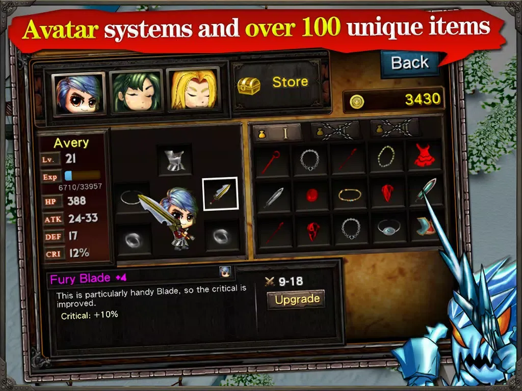 Capturas de pantalla de The Return of the Heroes FREE iPad 