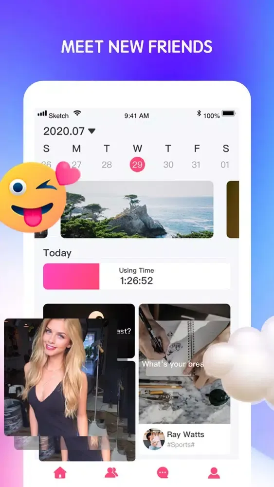Hooku - Live video chat Screenshots