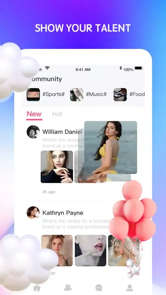 Hooku - Live video chat Screenshots
