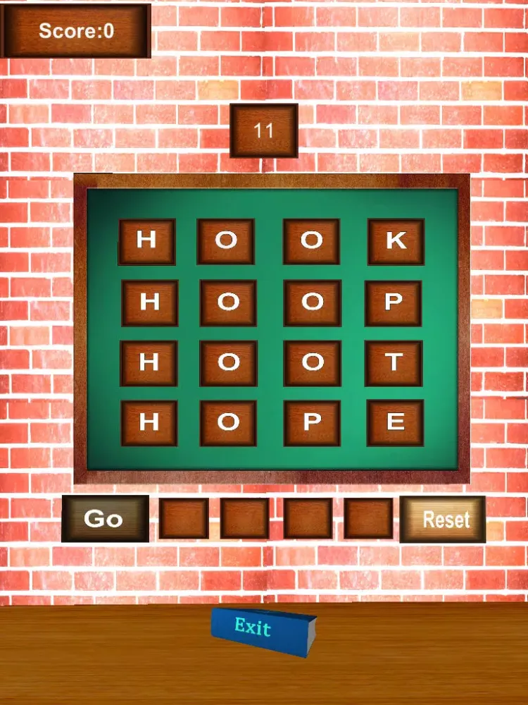 Captures d'écran de 4 Letter Word Game 2014 Free (Most Amazing Word Game For Everyone) iPad 