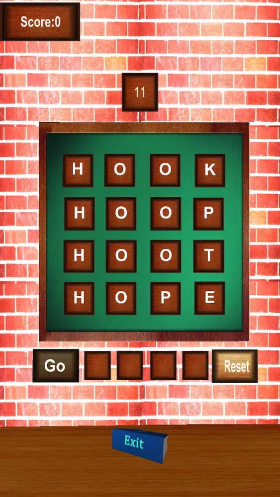 Captures d'écran de 4 Letter Word Game 2014 Free (Most Amazing Word Game For Everyone)