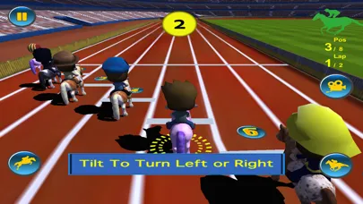 Captures d'écran de Horse Racing 3D Free (Kids Edition)