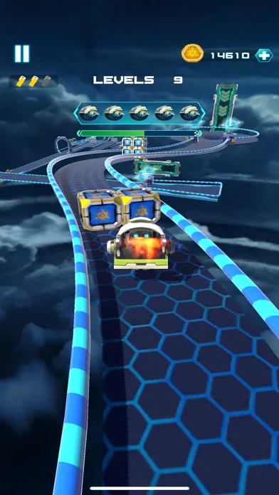 Space Rolling Balls Race Screenshots