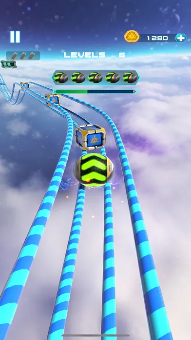 Space Rolling Balls Race Screenshots