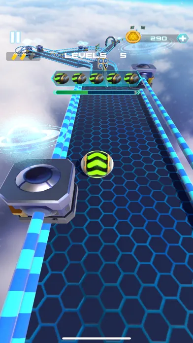 Space Rolling Balls Race Screenshots