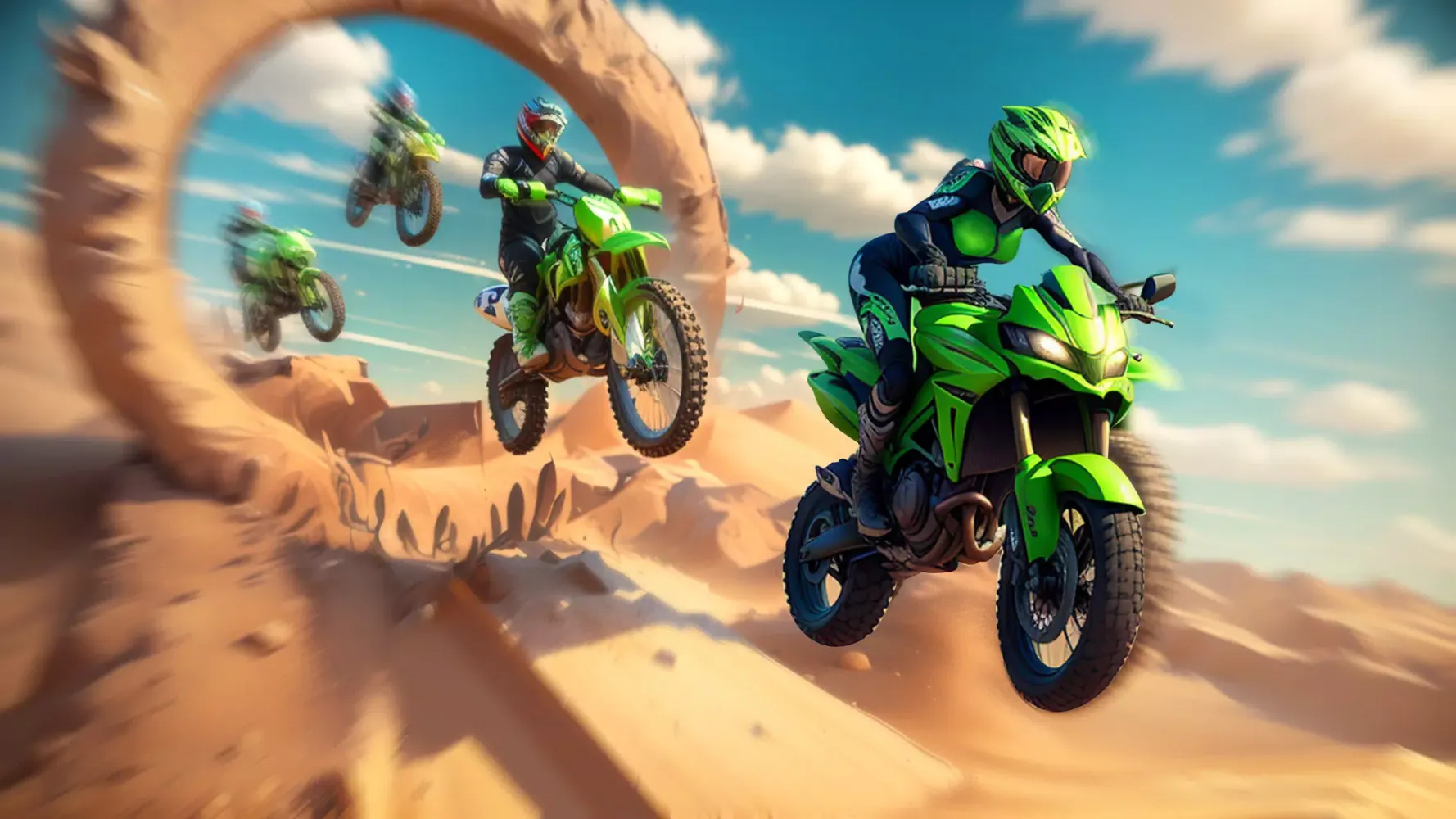 Ảnh chụp màn hình của Motocross Bike Racing Game