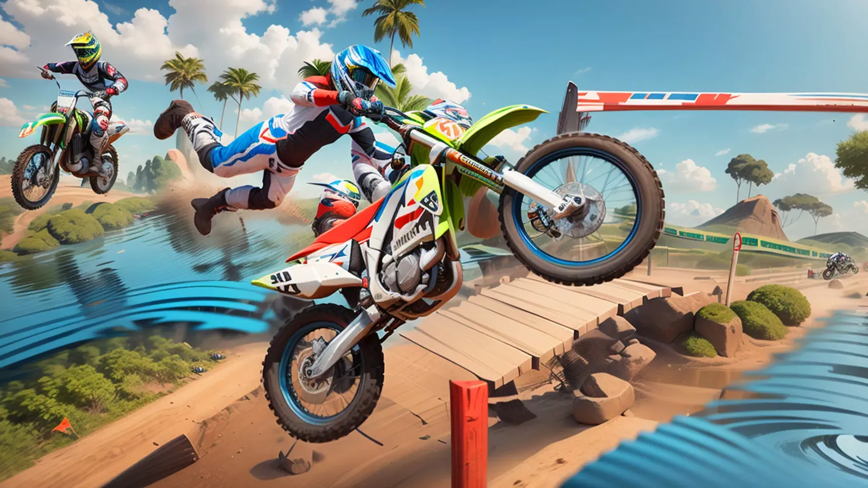 Ảnh chụp màn hình của Motocross Bike Racing Game
