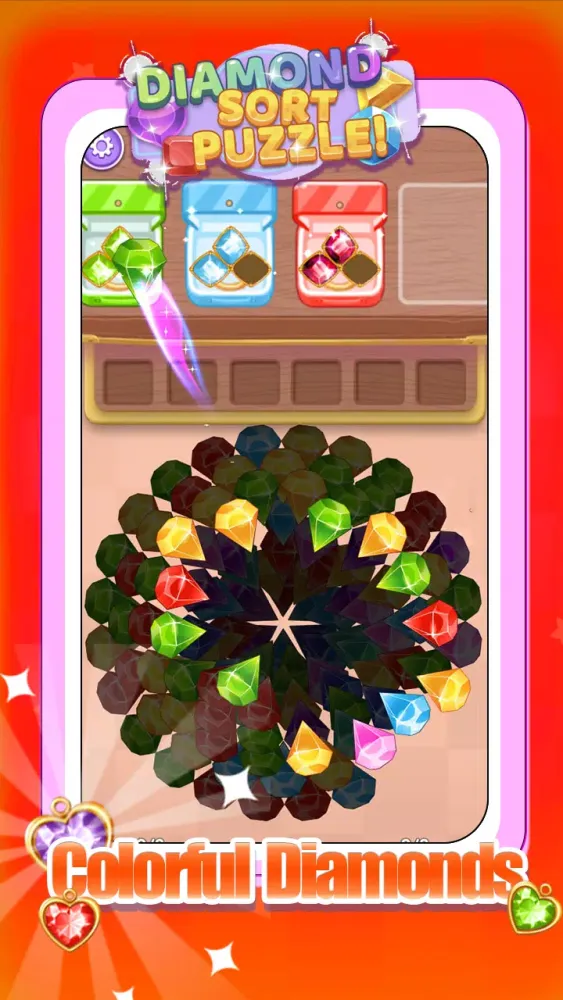 Captures d'écran de Diamond Sort Puzzle!
