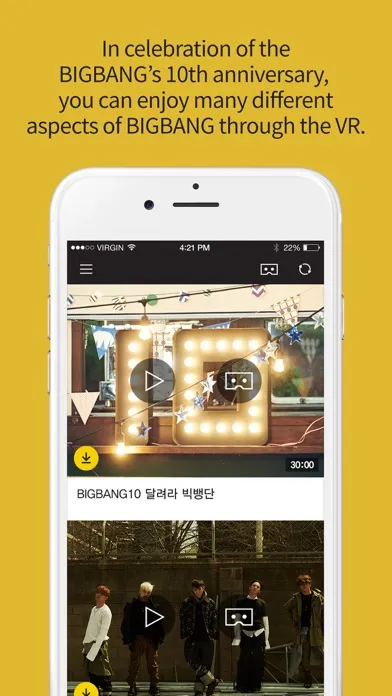 BIGBANG10 Lite - VR Cardboard Ekran Görüntüleri