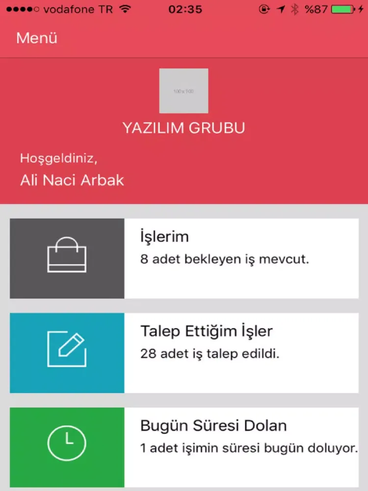 Captures d'écran de YG İş Yönetimi (Yazılım Grubu) iPad 