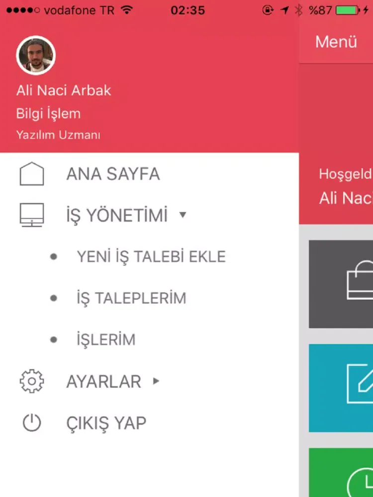 Captures d'écran de YG İş Yönetimi (Yazılım Grubu) iPad 