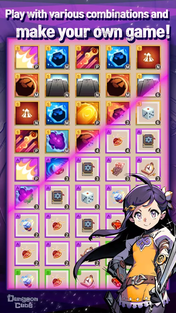 Dungeon Cube: Dot Hero Defense 스크린샷