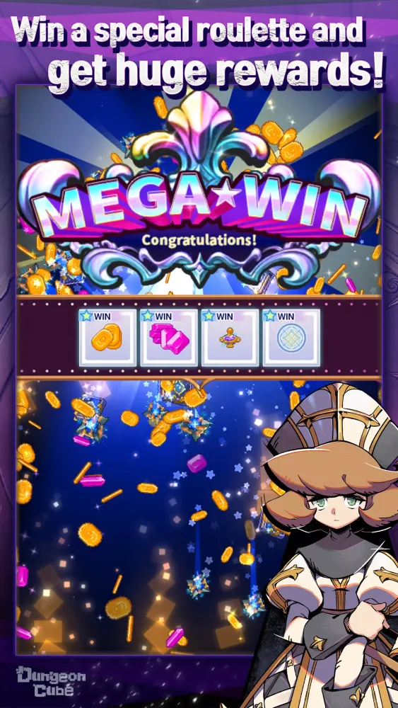 Dungeon Cube: Dot Hero Defense 스크린샷
