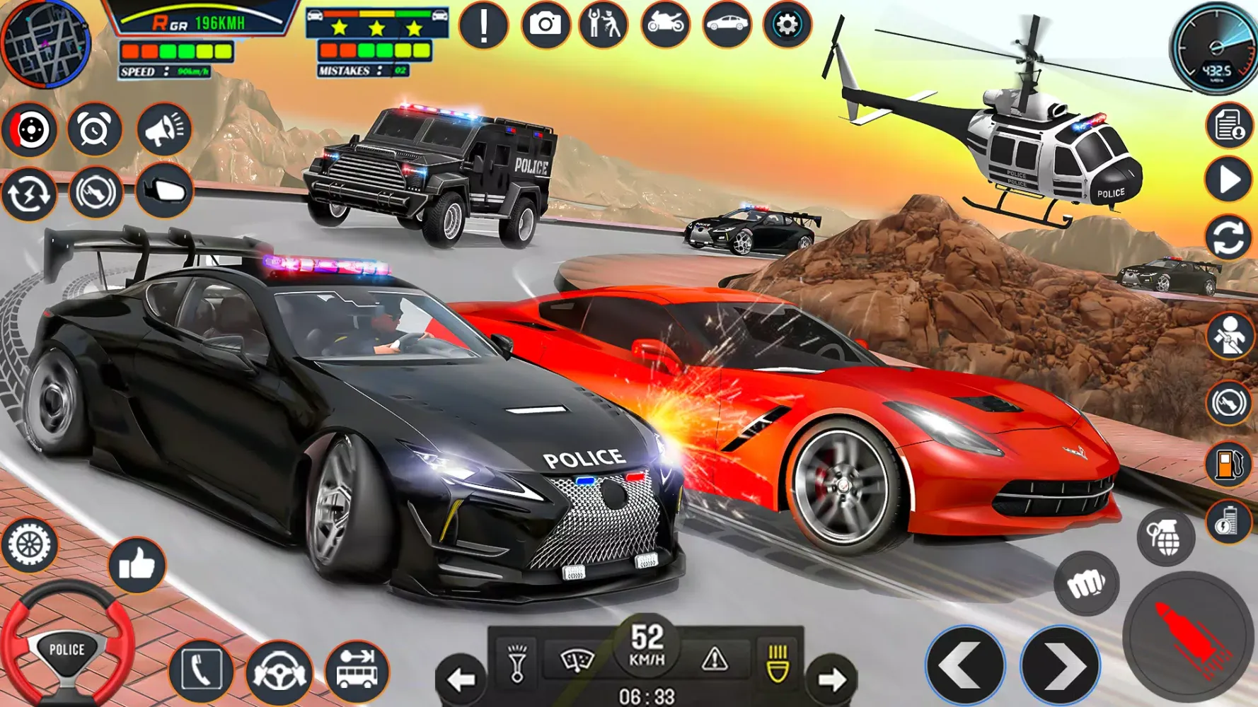Capturas de tela do Police Car Driving: Police Sim
