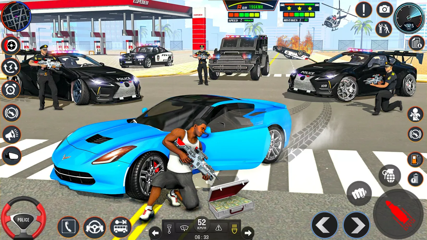 Capturas de tela do Police Car Driving: Police Sim