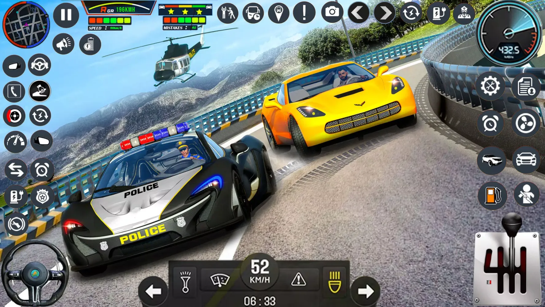 Capturas de tela do Police Car Driving: Police Sim