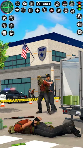 Capturas de tela do US Police Gun Shooting Games