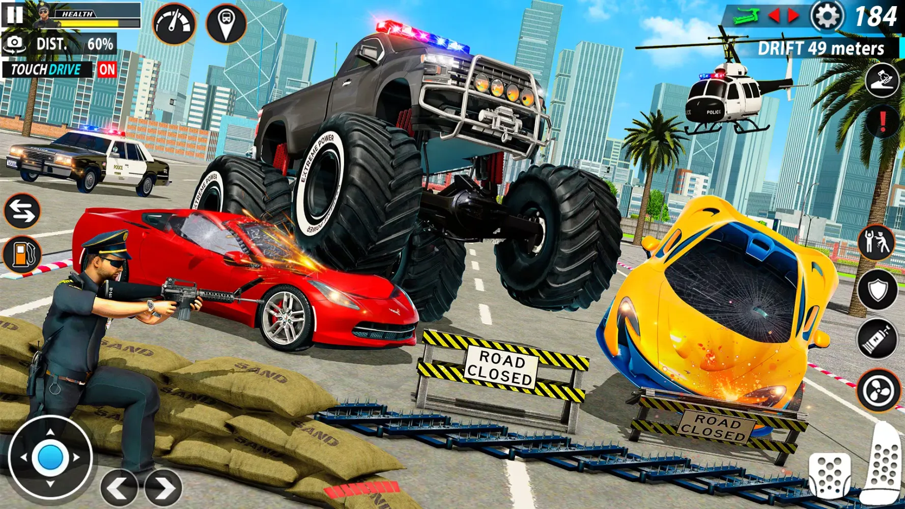 Police Monster Truck Car Games Screenshots
