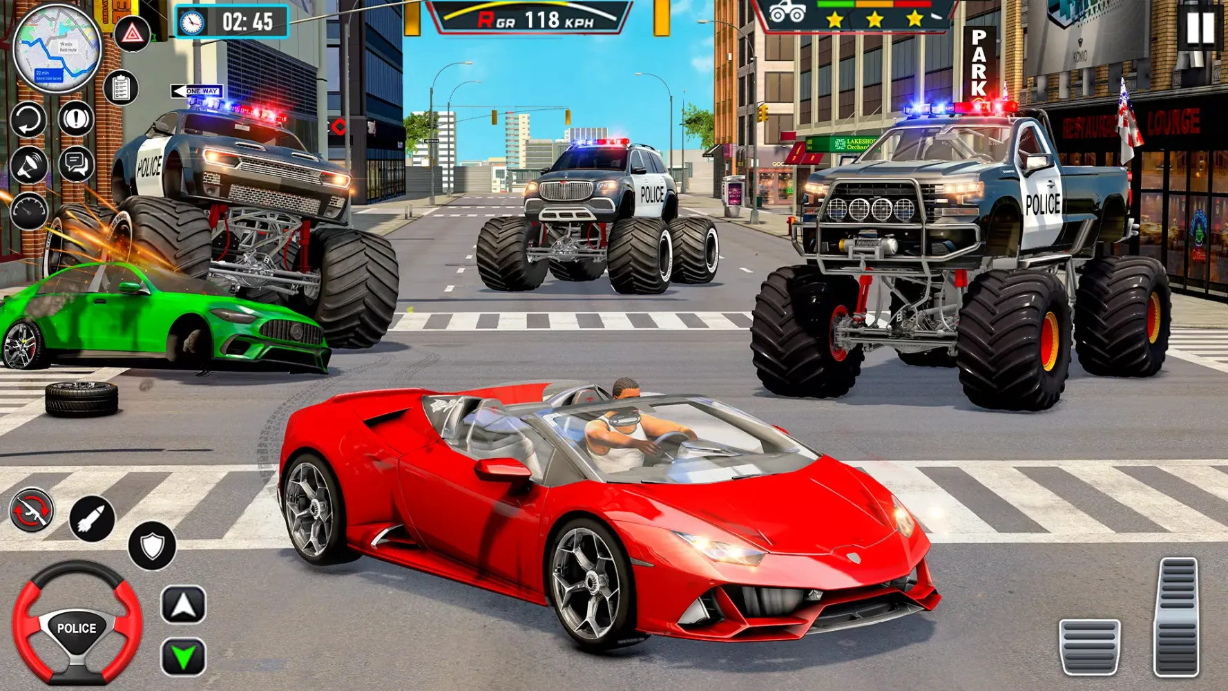 Police Monster Truck Car Games Screenshots
