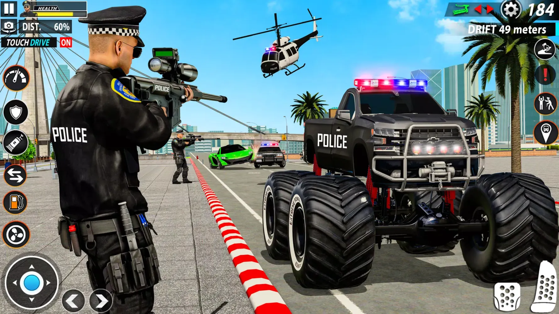 Police Monster Truck Car Games Screenshots