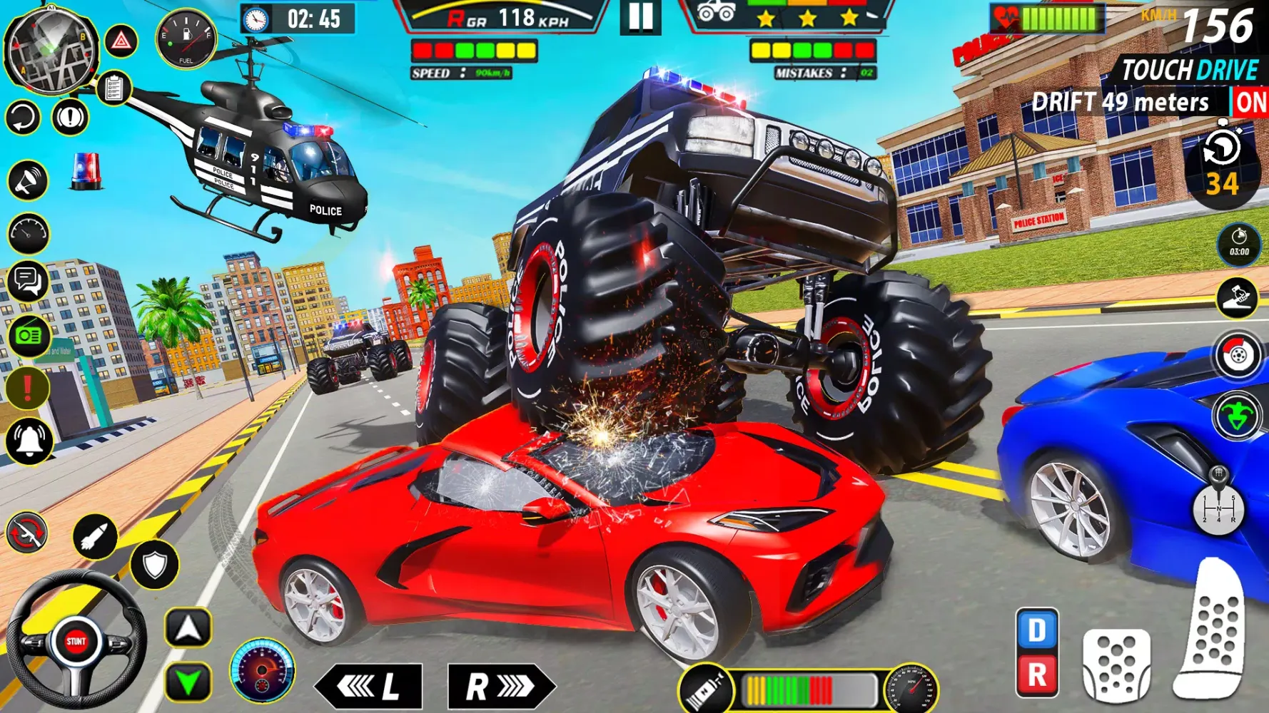 Police Monster Truck Car Games Screenshots
