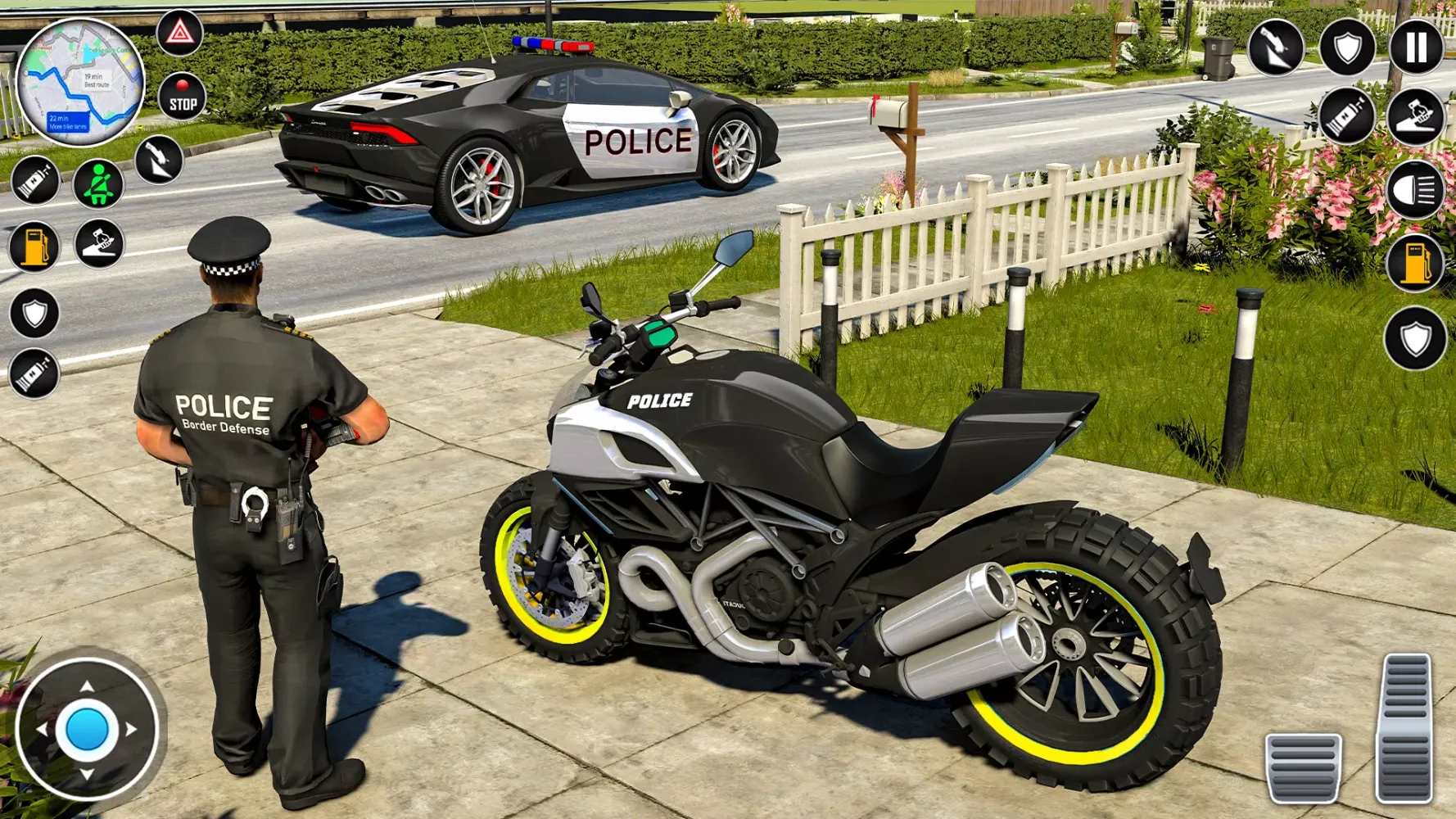 Screenshot di Police Moto Bike Chase Crime