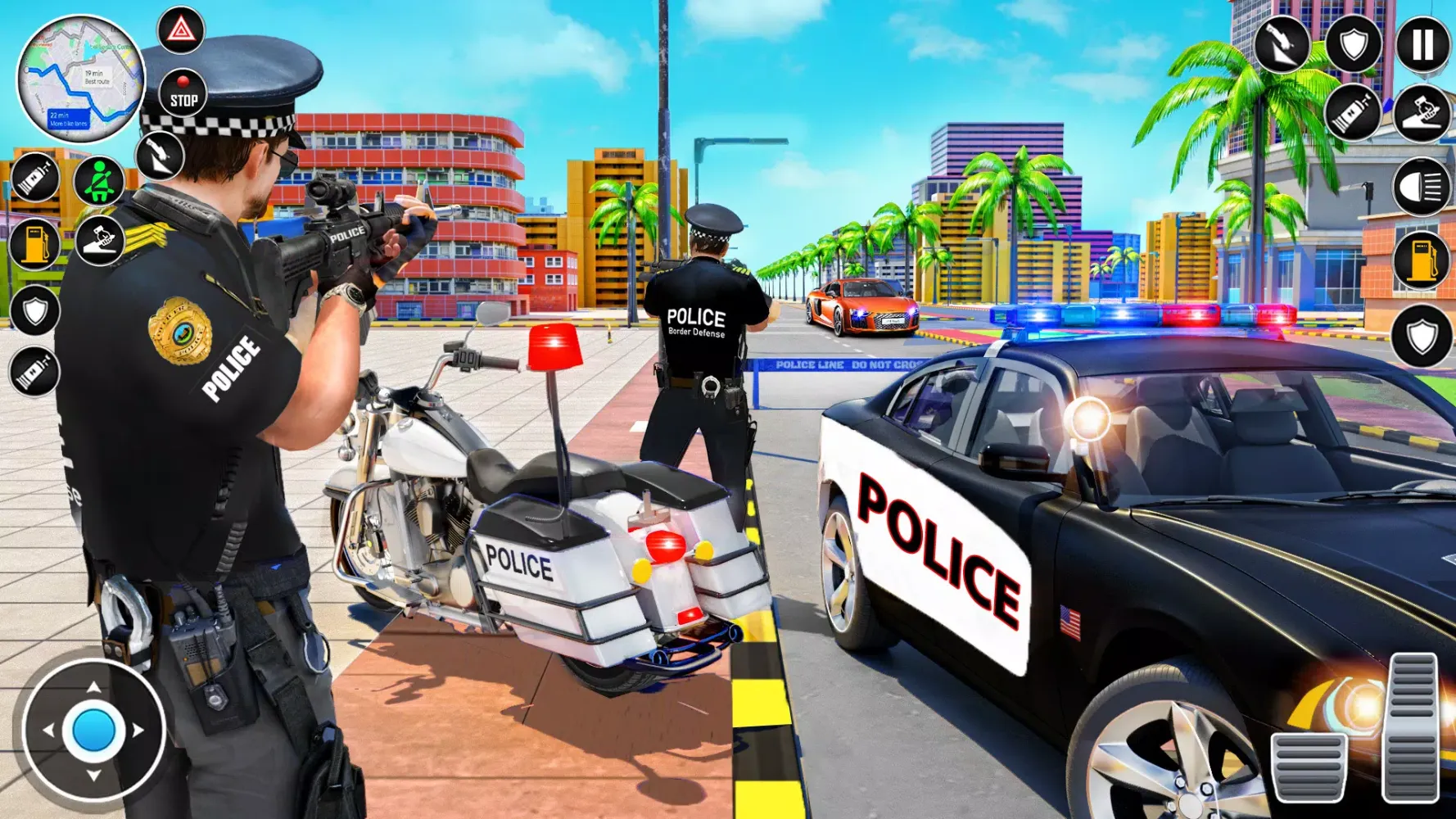 Screenshot di Police Moto Bike Chase Crime