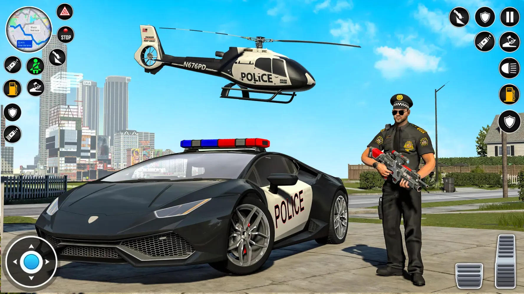 Screenshot di Police Moto Bike Chase Crime