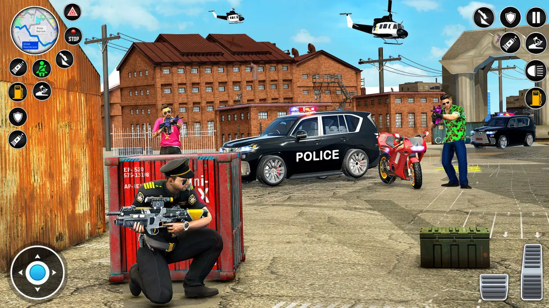 Screenshot di Police Moto Bike Chase Crime