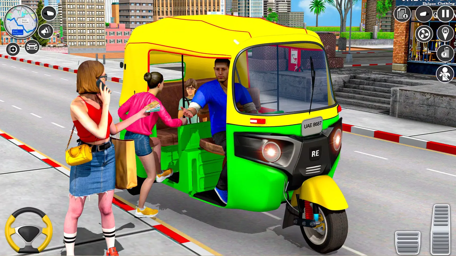 Tuk Tuk Auto Rickshaw Driving Screenshots