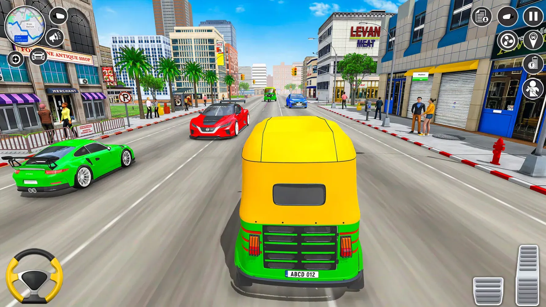 Tuk Tuk Auto Rickshaw Driving Screenshots