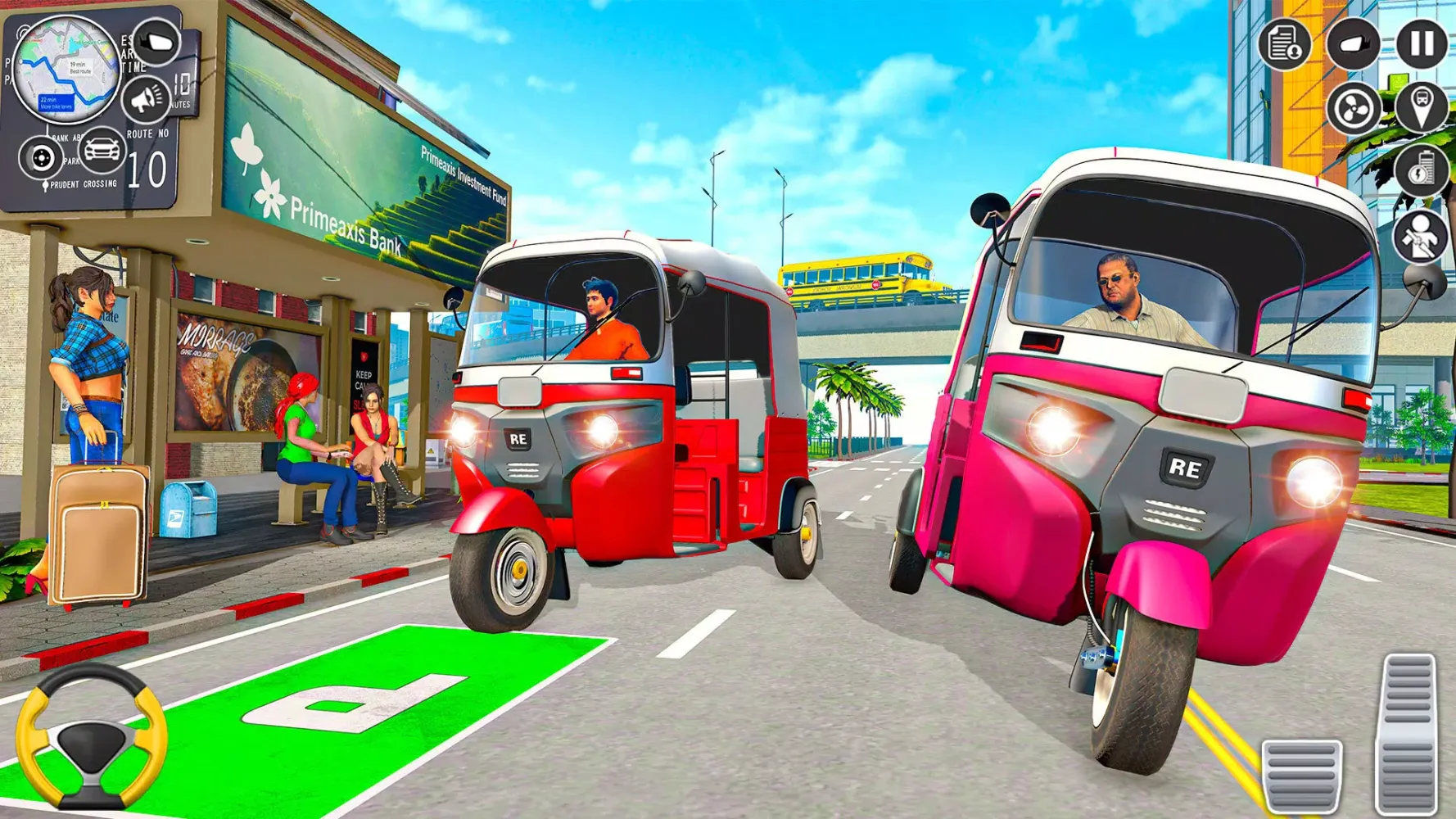 Tuk Tuk Auto Rickshaw Driving Screenshots