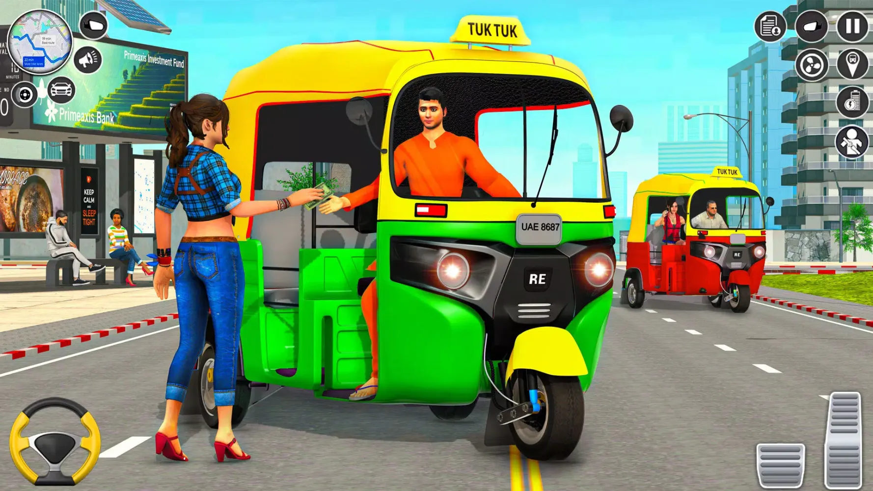 Tuk Tuk Auto Rickshaw Driving Screenshots