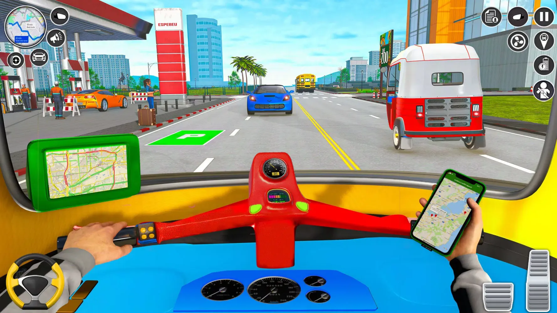 Tuk Tuk Auto Rickshaw Driving Screenshots