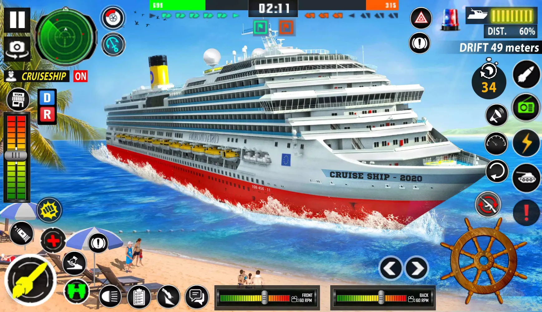 Cruise Ship Driving Simulator 스크린샷