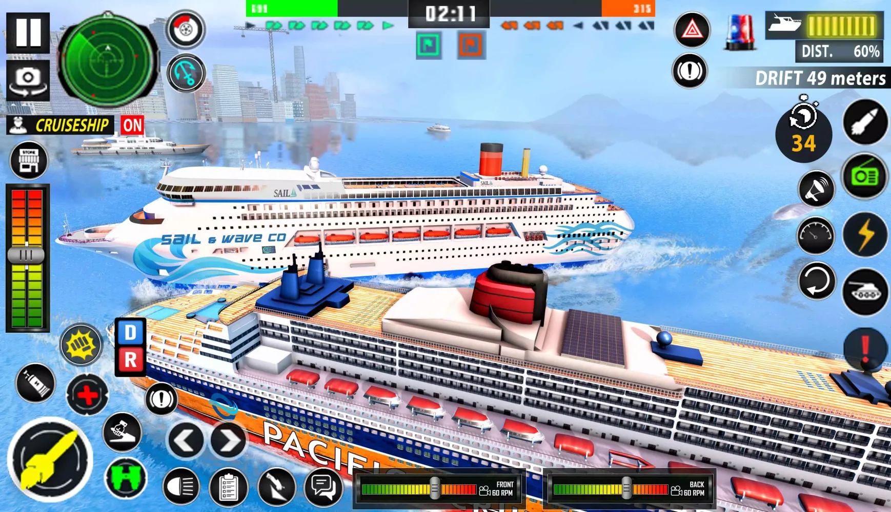 Cruise Ship Driving Simulator 스크린샷