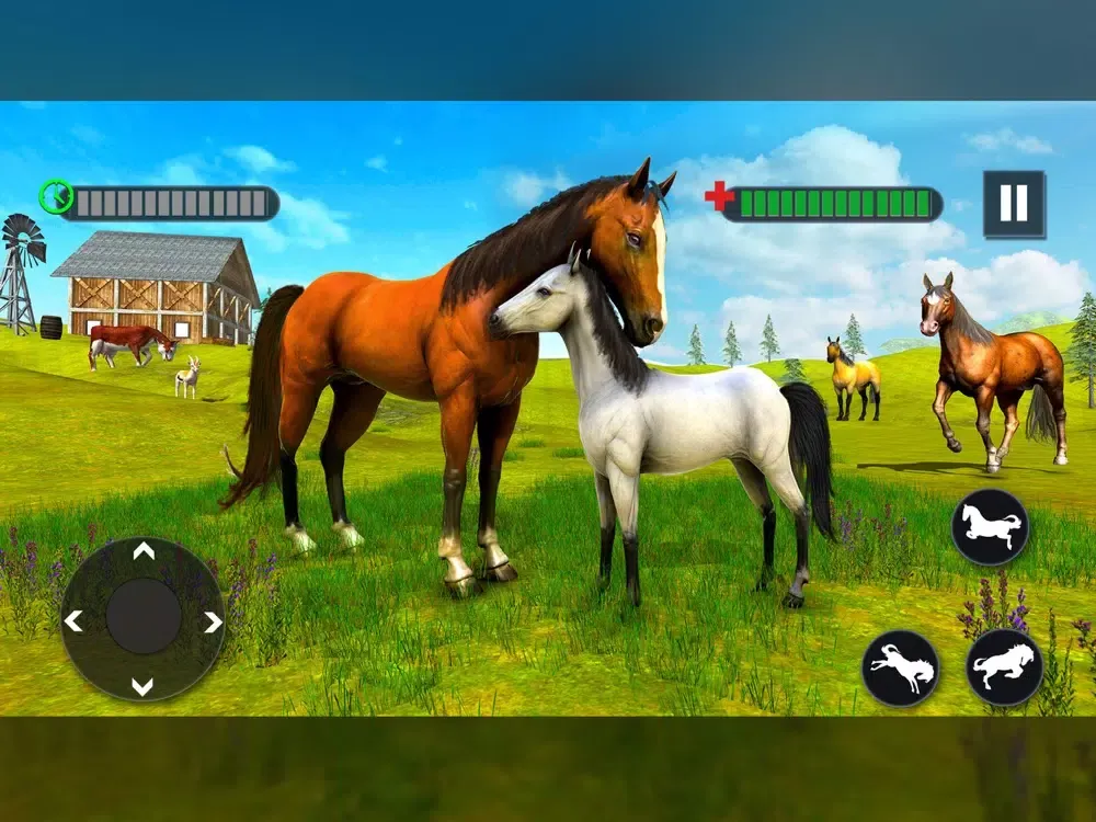 Wild Horse Family Survival 3D iPad 应用截图