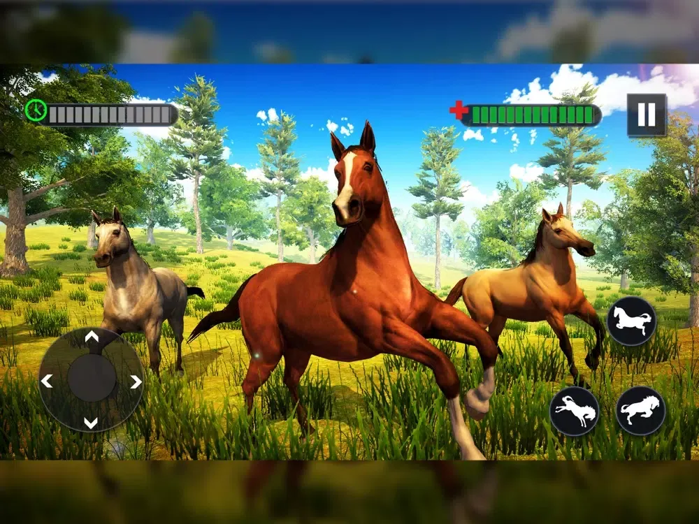 Wild Horse Family Survival 3D iPad 应用截图