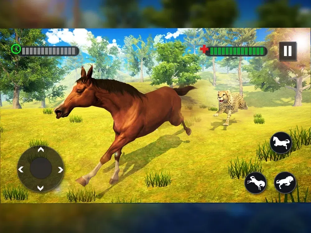 Wild Horse Family Survival 3D iPad 应用截图