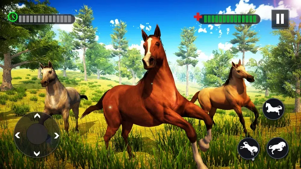 Wild Horse Family Survival 3D应用截图