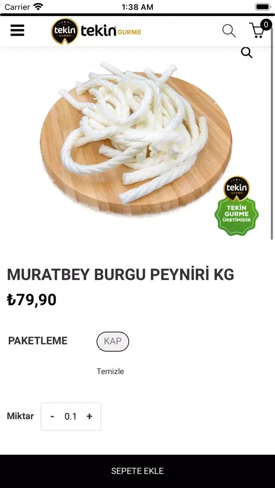 Ảnh chụp màn hình của Tekin Gurme